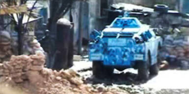 Syrien Homs Panzer