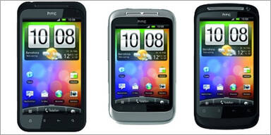 HTC Incredible S, Wildfire S und Desire S