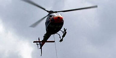 Helikopter in Trieben abgestürzt