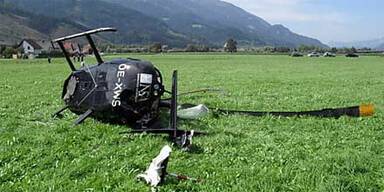 Hubschrauber in der Steiermark abgestürzt