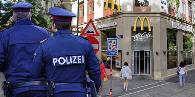 McDonalds Polizei