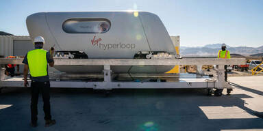 Bemannte Hyperloop-Testfahrt war voller Erfolg