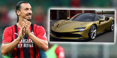 Ibrahimovic schenkt sich goldenen Ferrari