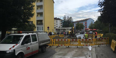 Nach Rohrbruch: Notwasserpakete in Innsbruck aufgestellt