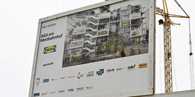 Bau des Wiener City-Ikea gestartet
