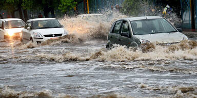 70 Tote bei heftigen Überflutungen in Indien