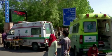 Indischer Krankenwagen