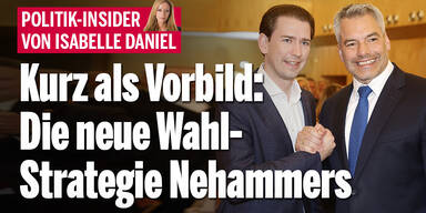 Sebastian Kurz als Vorbild: Die neue Wahl-Strategie von Nehammer