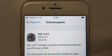 iOS-11-Update behebt schweren Fehler