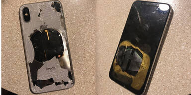 iPhone X explodierte während Update