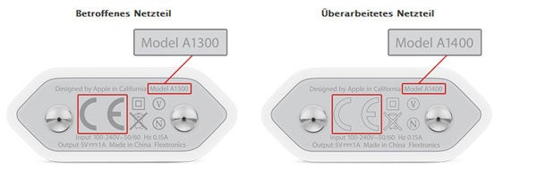Apple warnt vor iPhone-Ladegeräten