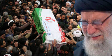 Getöteter General: Khamenei weint am Sarg