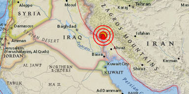 Starkes Erdbeben erschüttert Iran