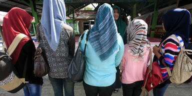 Islam Frauen Burka Kopftuch