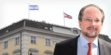 So verteidigt Schallenberg das Hissen der Israel-Fahne