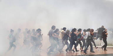 Schwere Ausschreitungen bei Demo in Istanbul