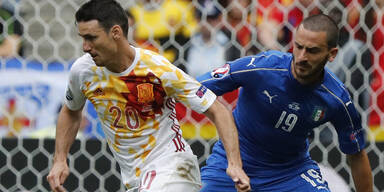 Bärenstarkes Italien besiegt Spanien 2:0
