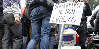 Studentenprotest in Italien