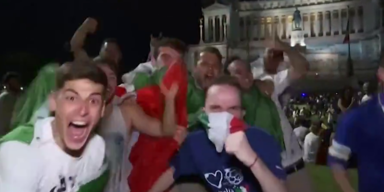 Italien Fußballfans