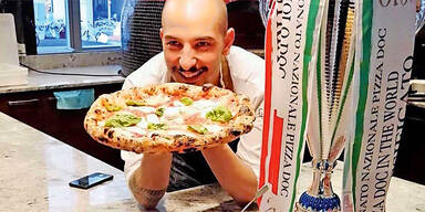 Pizza-Weltmeister bäckt mitten in Wien