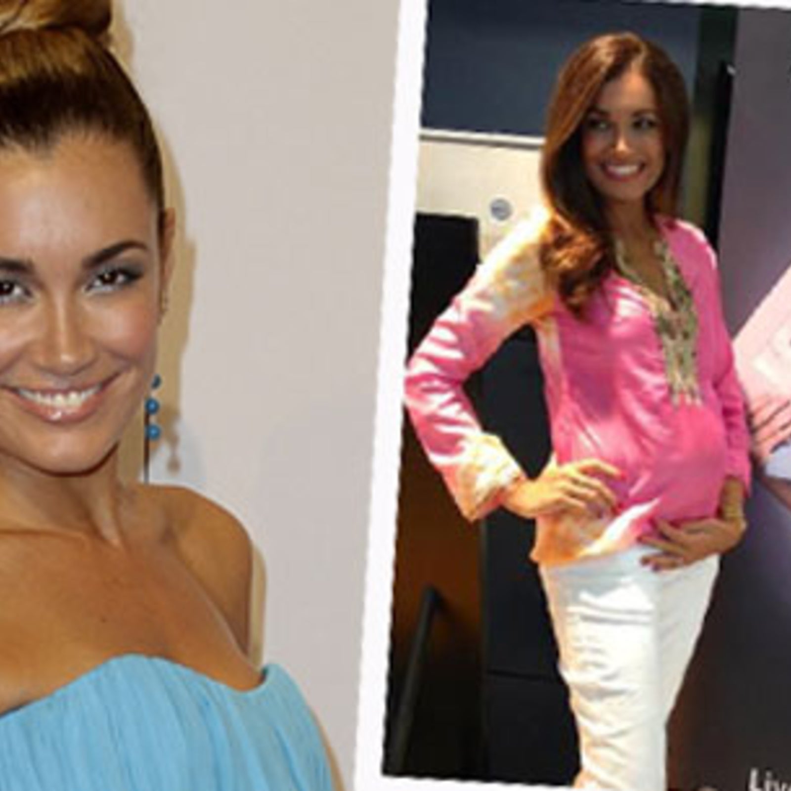 Jana Ina Zarella zeigt ihr Baby-Bäuchlein - stars24