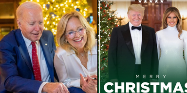 Donald Trump Joe Biden Weihnachten