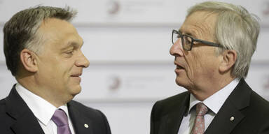 Juncker begrüßt Orban: "Hallo, Diktator"