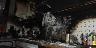 Jugendliche bei Küchenbrand verletzt