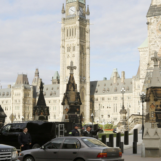Mehrere Schüsse im kanadischen Parlament
