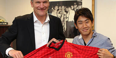 Kagawa unterschrieb bei ManUnited