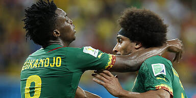 Kamerun-Stars gerieten aneinander