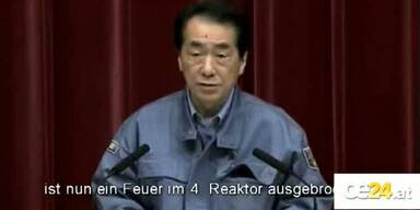 Premier Naoto Kan warnt vor Verstrahlung