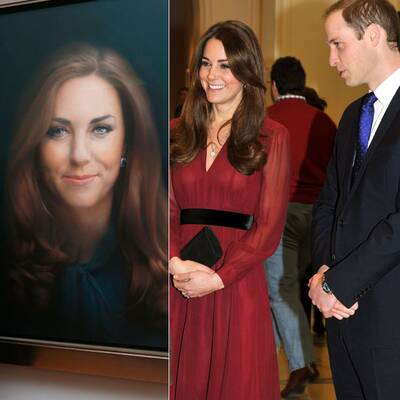 Royals im Museum: Kate-Portrait enthüllt