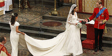 Kate Middleton in Westminster Abbey