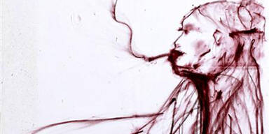 Lippenstift-Porträt von Kate Moss unterm Hammer