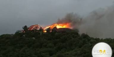 Kate Winslet entkam Feuer in Branson-Villa