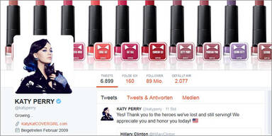 Hacker kapern Katy Perrys Twitter-Account