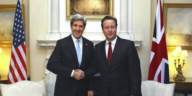 John Kerry David Cameron