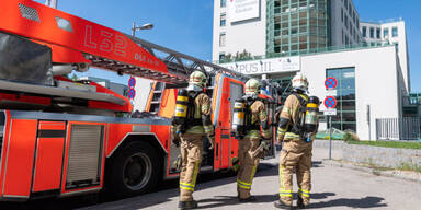 Brand in einem Krankenhaus in Linz