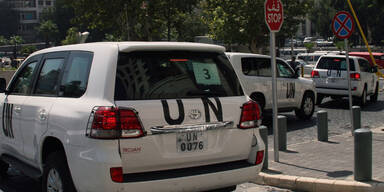 Syrien: Schüsse auf UN-Konvoi