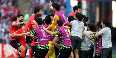 Südkorea-Kicker glaubten, dass sie aufgestiegen sind
