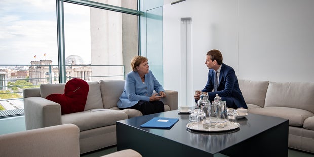 kurz merkel