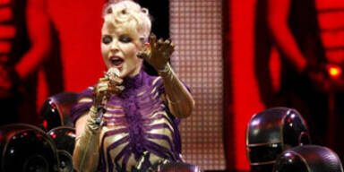 Kylie Minogues Glam-Zug überrollte Wien