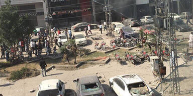Explosion in Restaurant in Lahore
