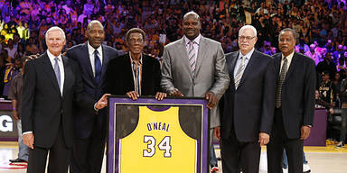 Lakers ehrten Superstar "Shaq"
