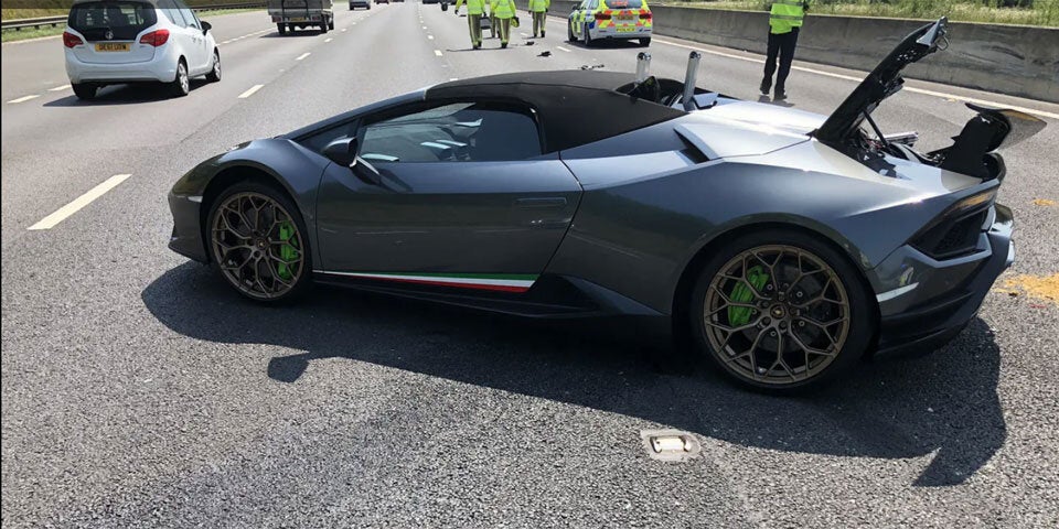 300.000-Euro-Lambo nach 20 Minuten zerstört