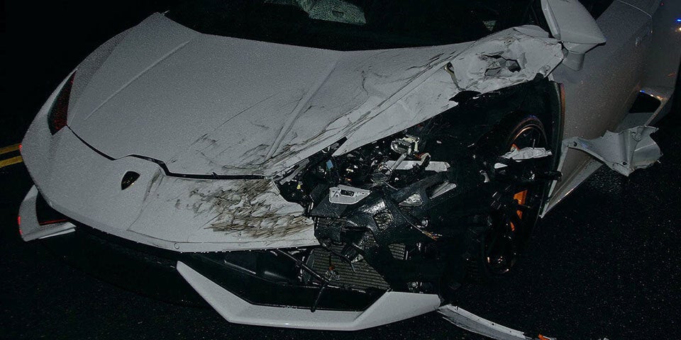 23-Jähriger schrottet gemieteten 610-PS-Lambo