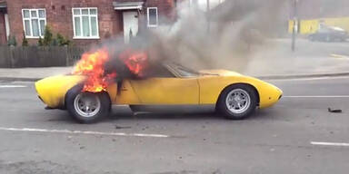 Sündteurer Lamborghini geht in Flammen auf