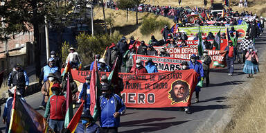Tausende protestieren in Bolivien gegen Regierung
