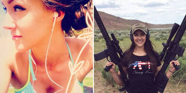 Heiße Fotos von Ex-Soldatin gehen viral
